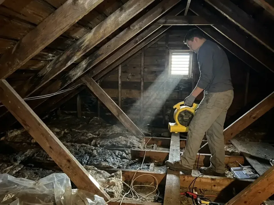 attic-water-damage-drying-proc-007 — frequently asked questions, Emergency Water Extraction & 24/7 Flood Response in Mississ…